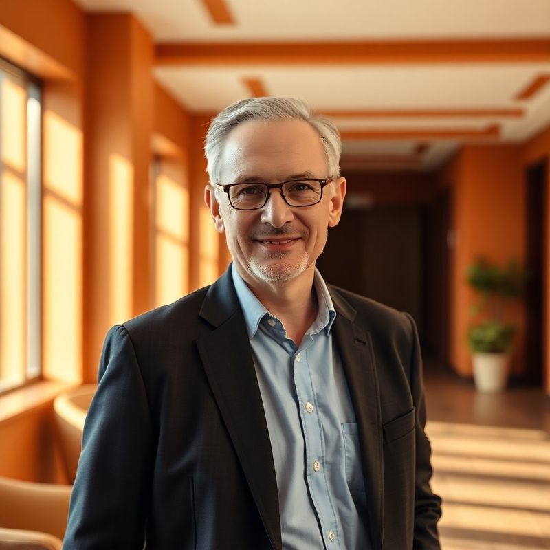 Portret editorial al unui consultant senior într-un birou cald